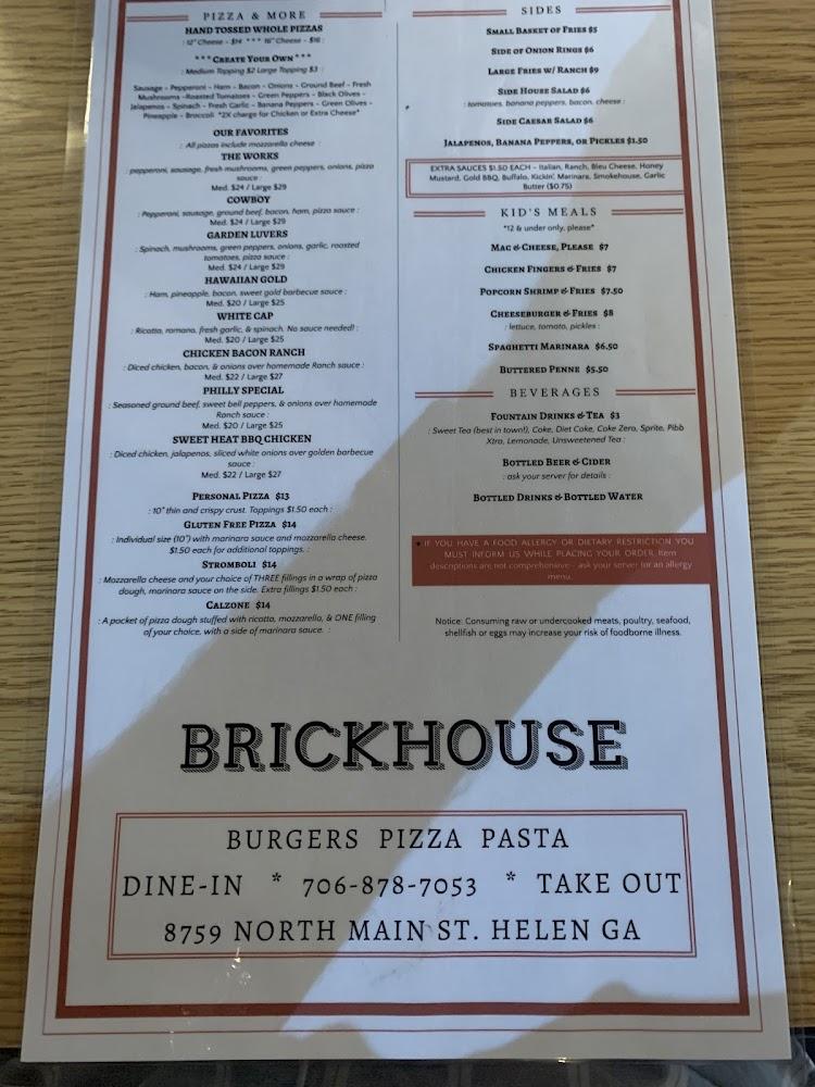 Brickhouse Burgers, Pizza & Pasta Spin & Art Dip