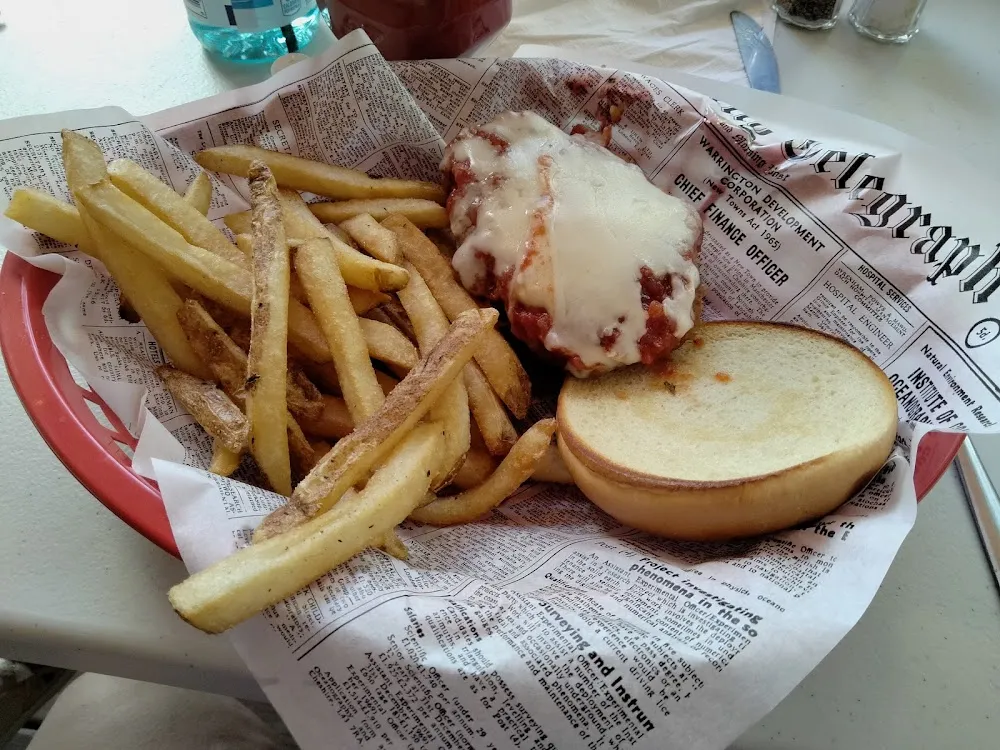 Parmesan Chicken Sandwich Combo